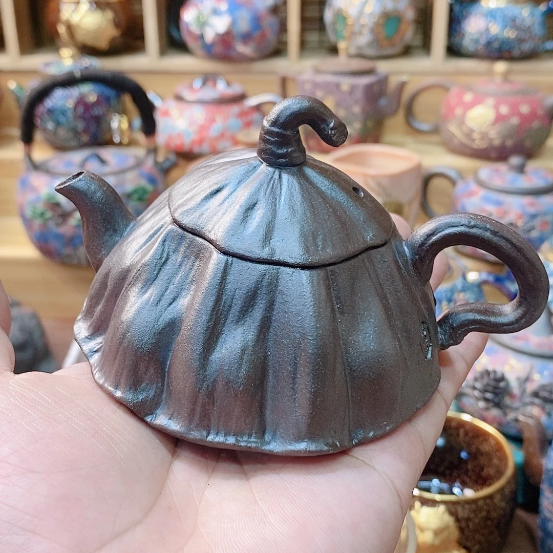 粗陶志野柴烧茶器