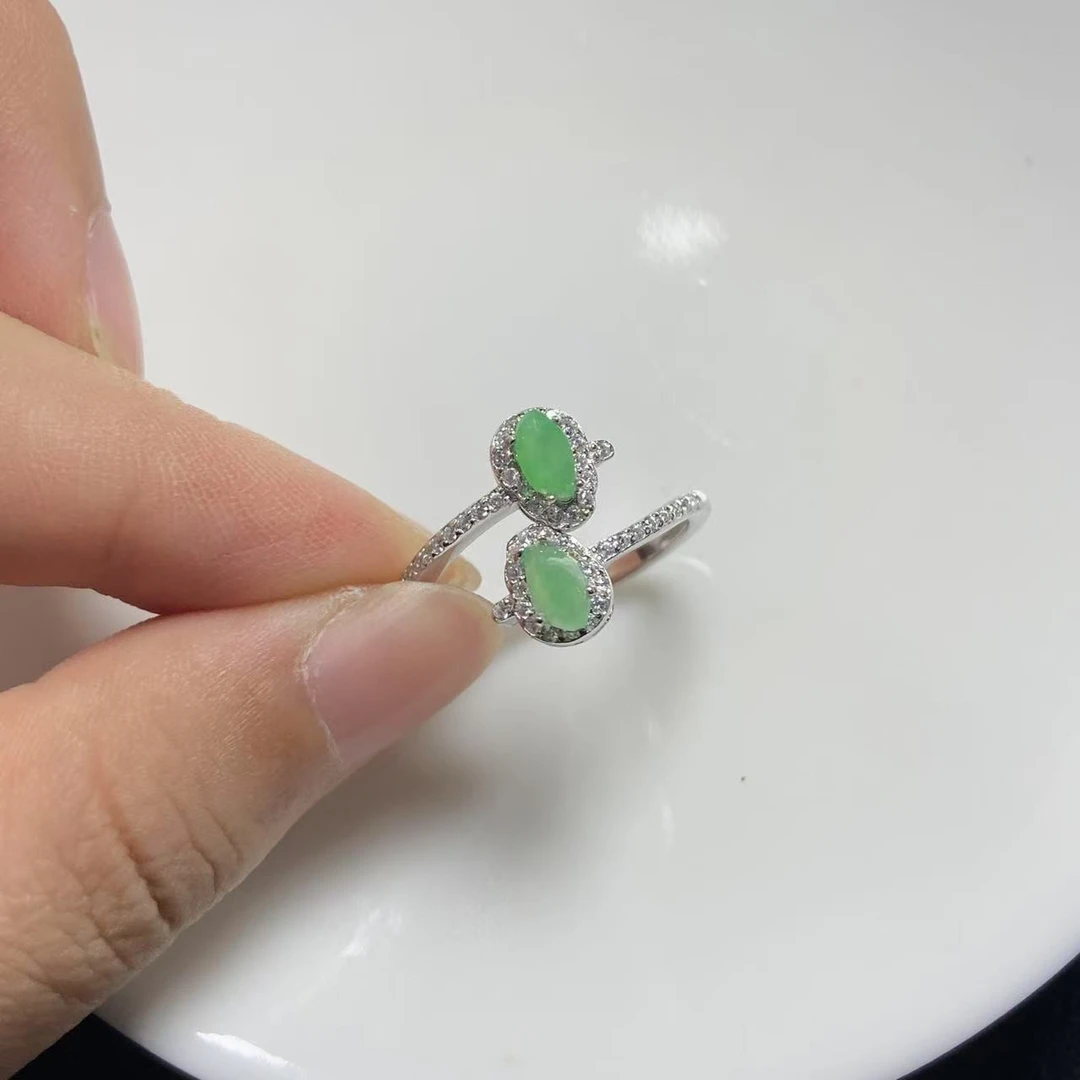 定制翡翠蛋面戒指57