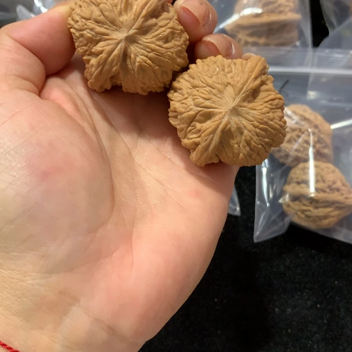 赵***画桃核吊坠磨盘狮子头200