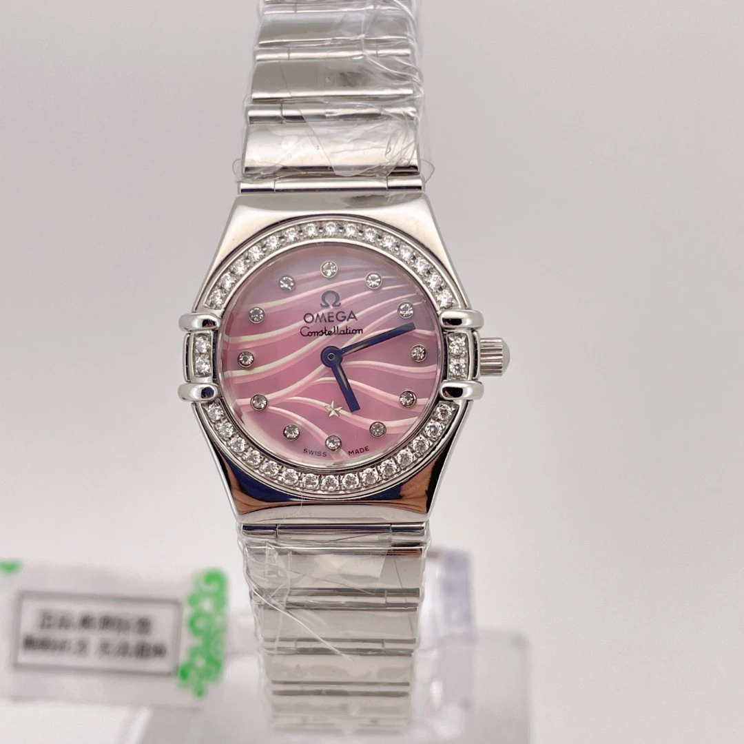 99新 Omega/欧米茄  星座石英腕表22.5mm后钻/公价85999/w12864