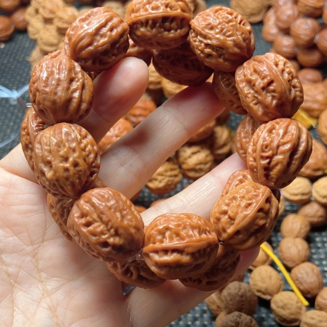 文玩核桃吊坠八棱手串