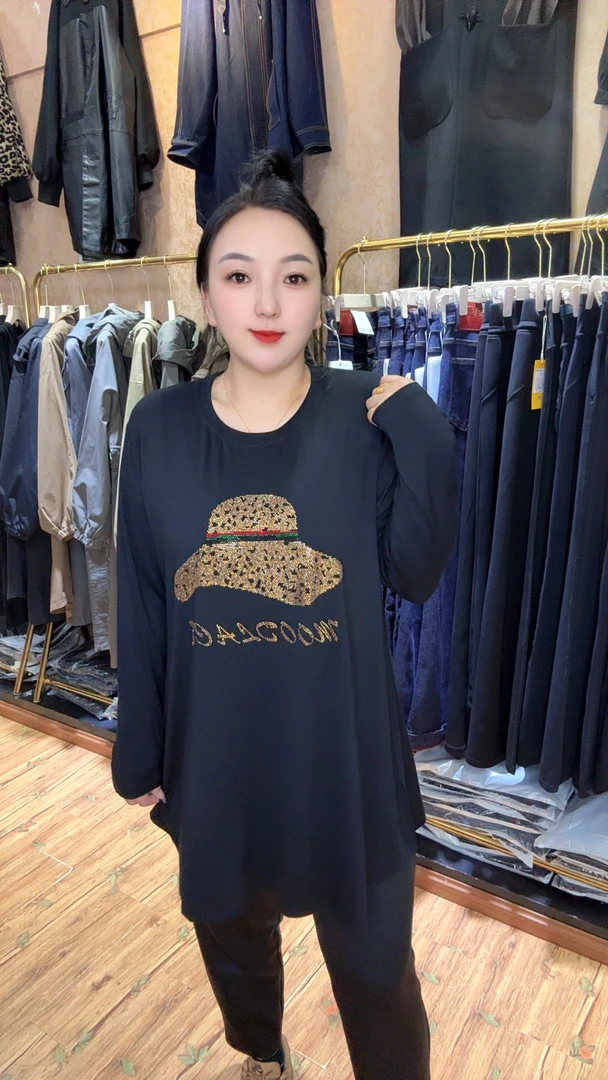 卓衣尚同款中长款显瘦百搭