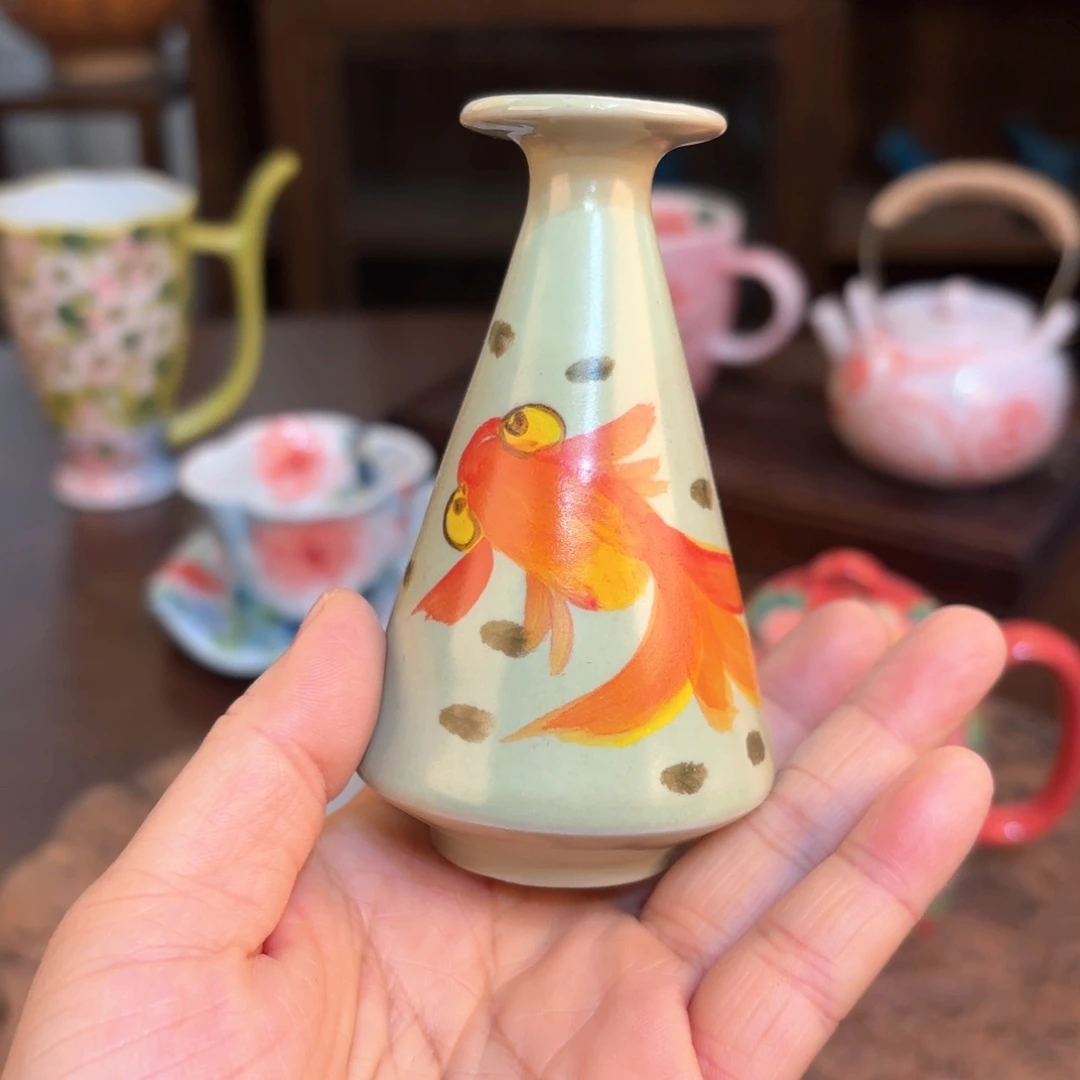 景德镇手绘高温釉下彩陶瓷茶具