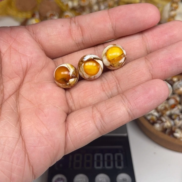 琥珀裸石未镶嵌茬****子22号