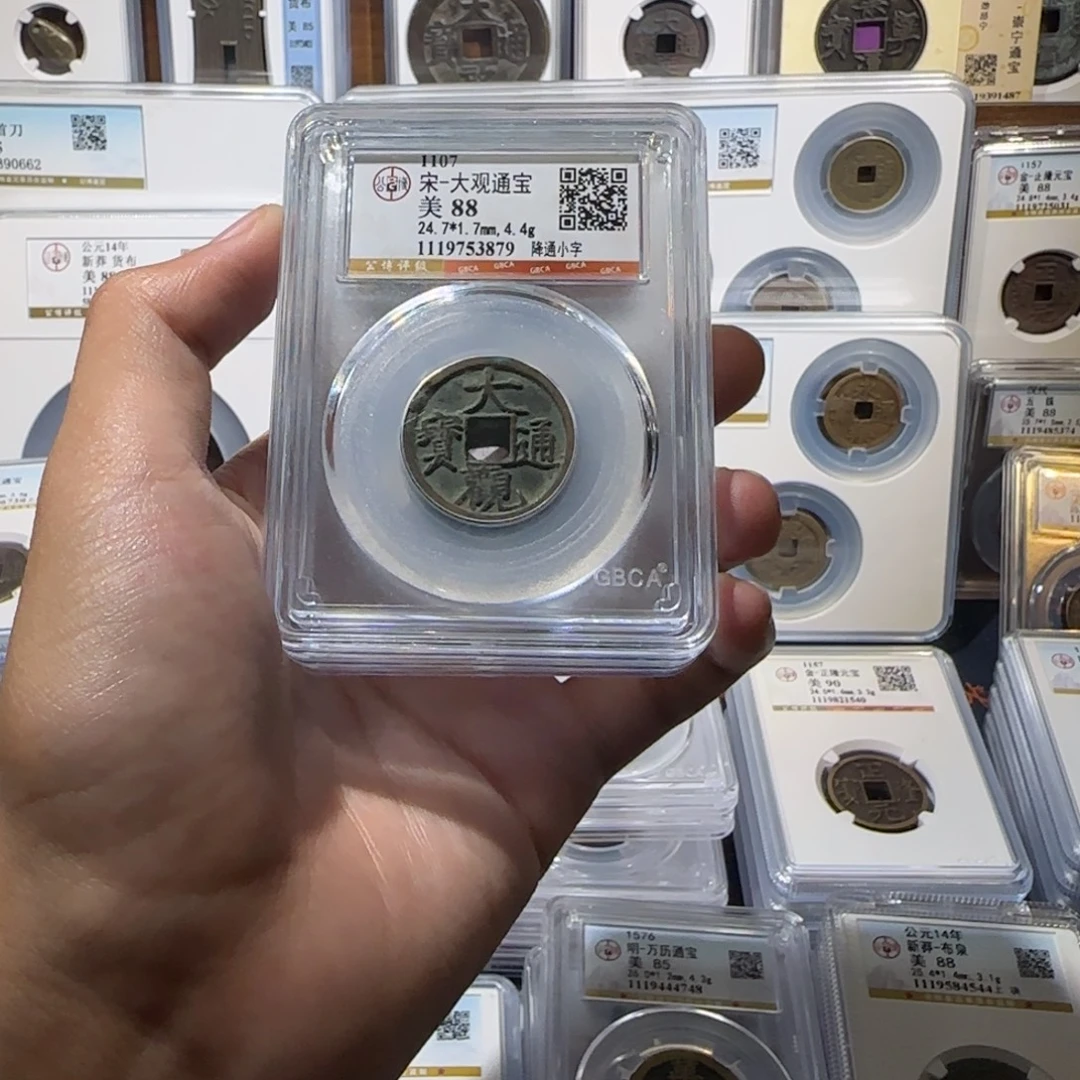 铜大观通宝 保真包老。