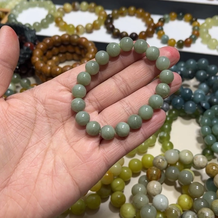 和田玉未镶嵌手链卡10