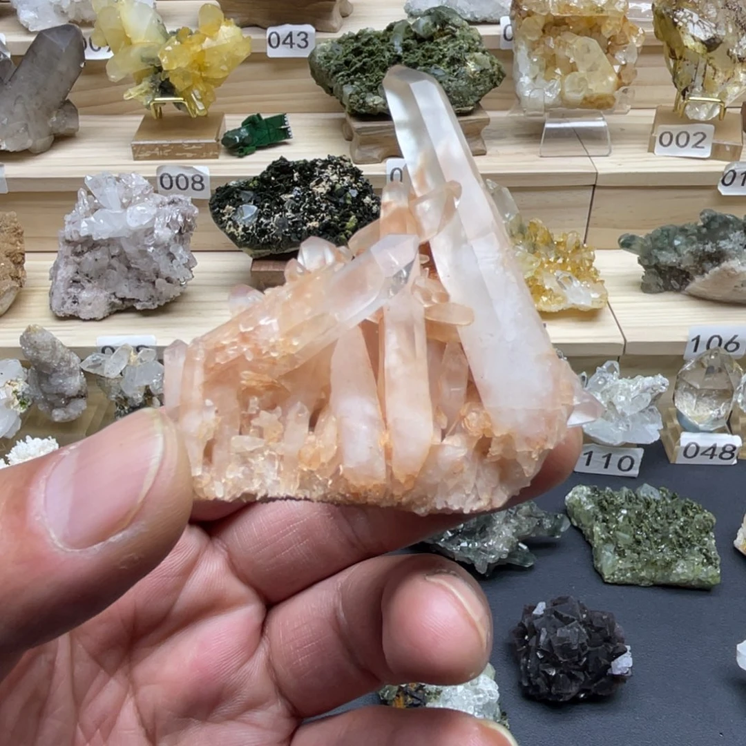 石材天然水晶家居摆件