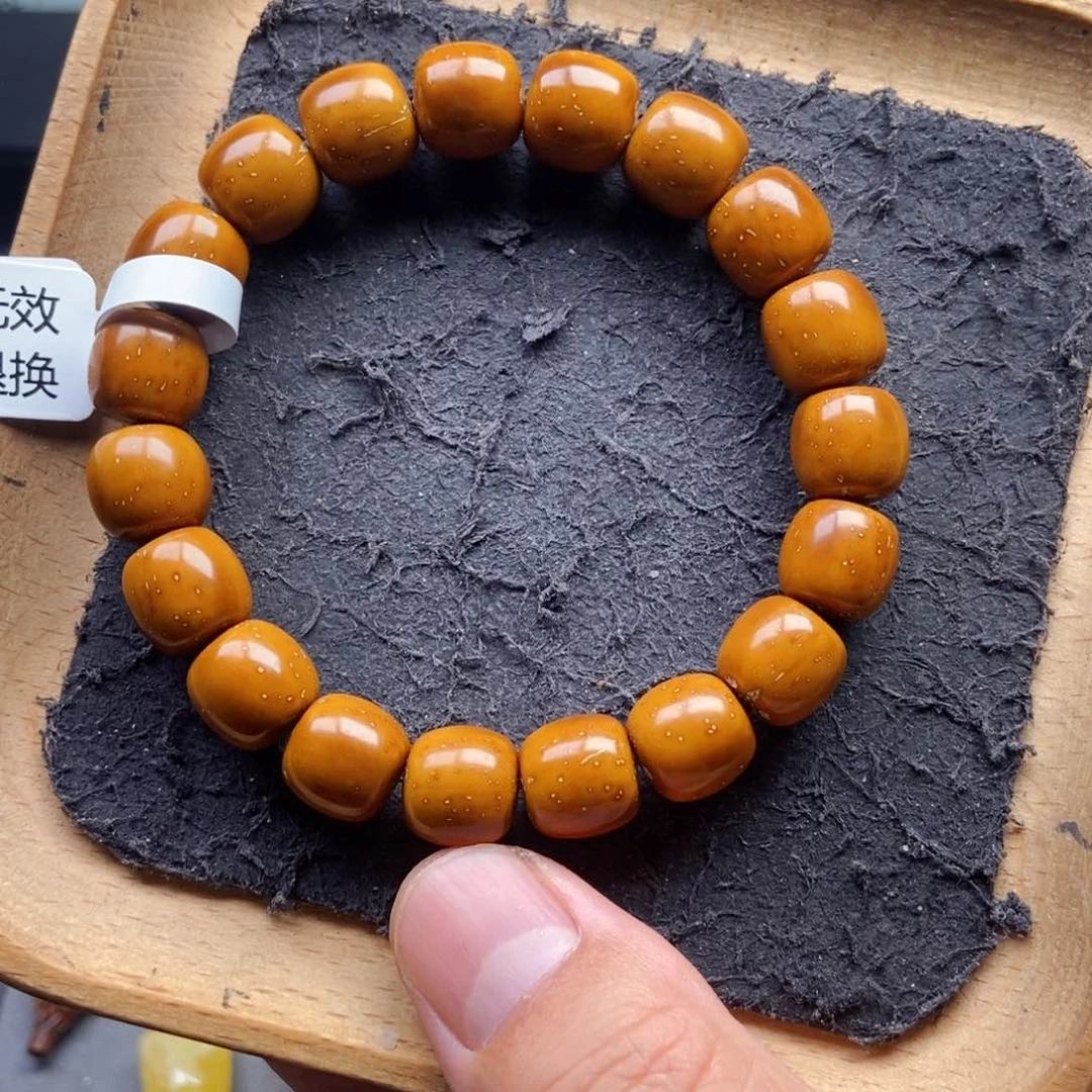 紫金鼠手串11.6mm精品黄金甲近实心