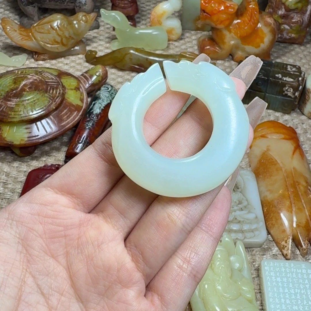 白玉菩提吊坠挂件