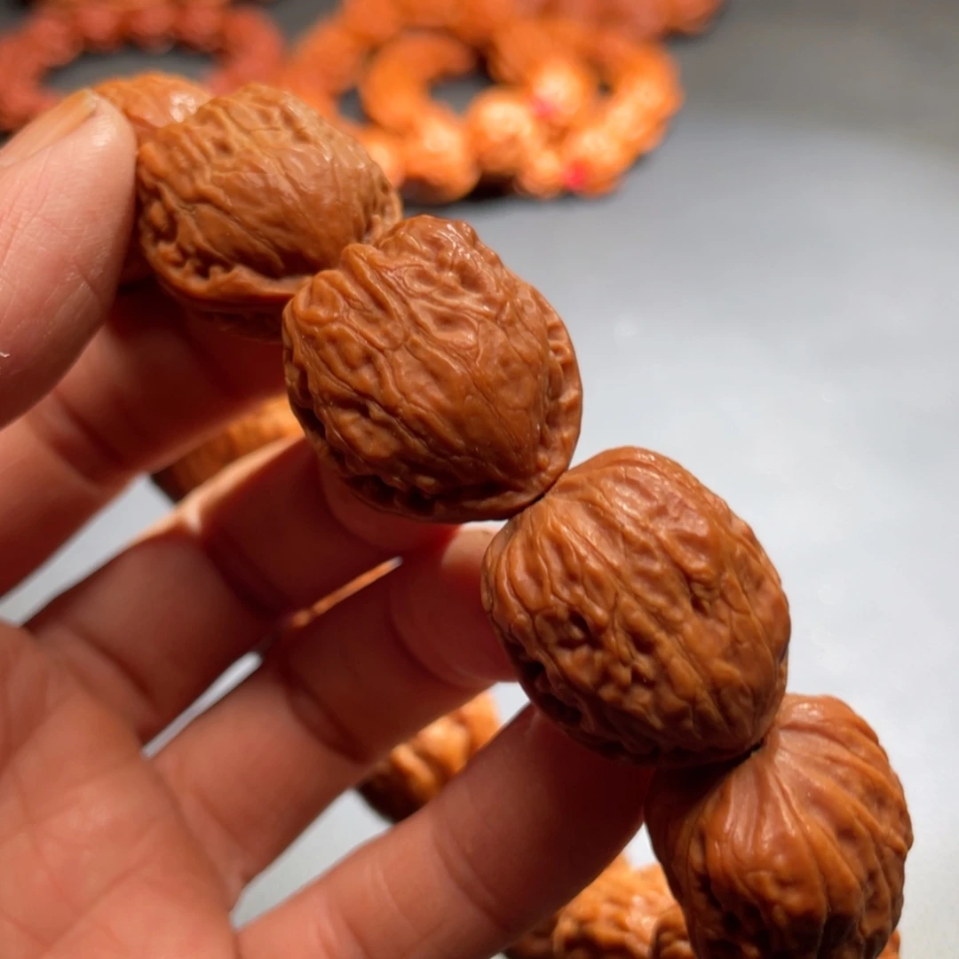 没***花文玩核桃手串核桃