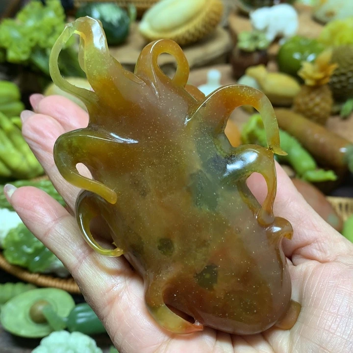 未镶嵌蛇纹石玉摆件