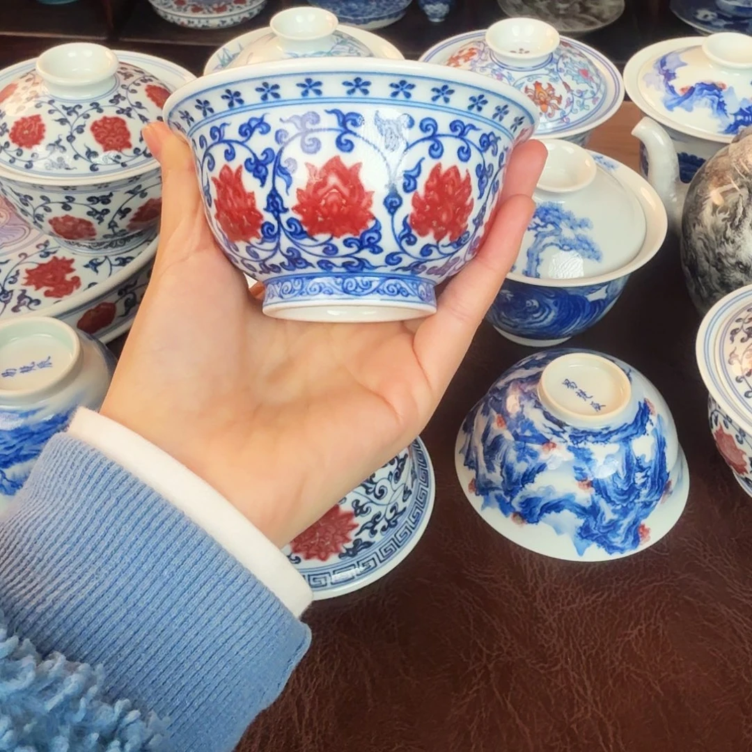 景德镇陶瓷手绘作品