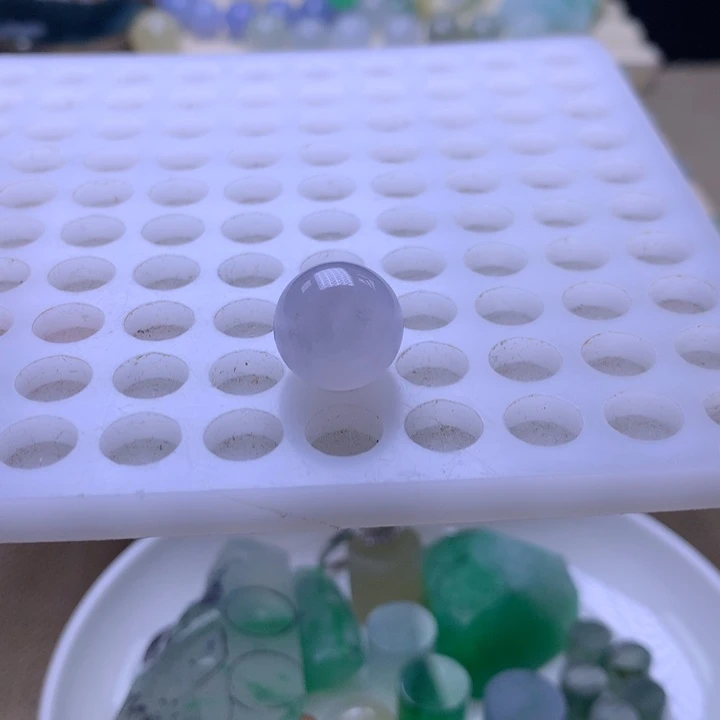 翡翠未镶嵌手链13.5翡翠圆珠