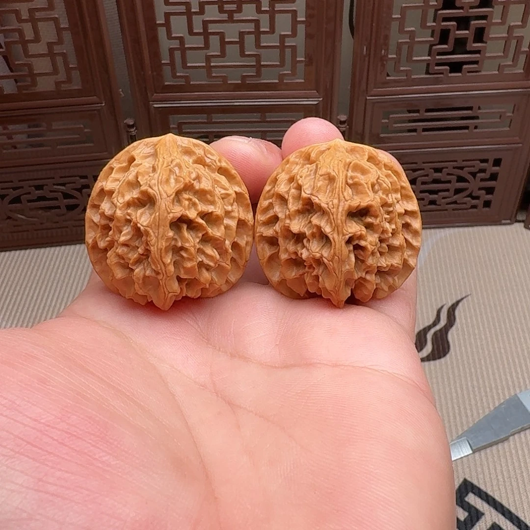 文玩核桃把件39尺苹果园