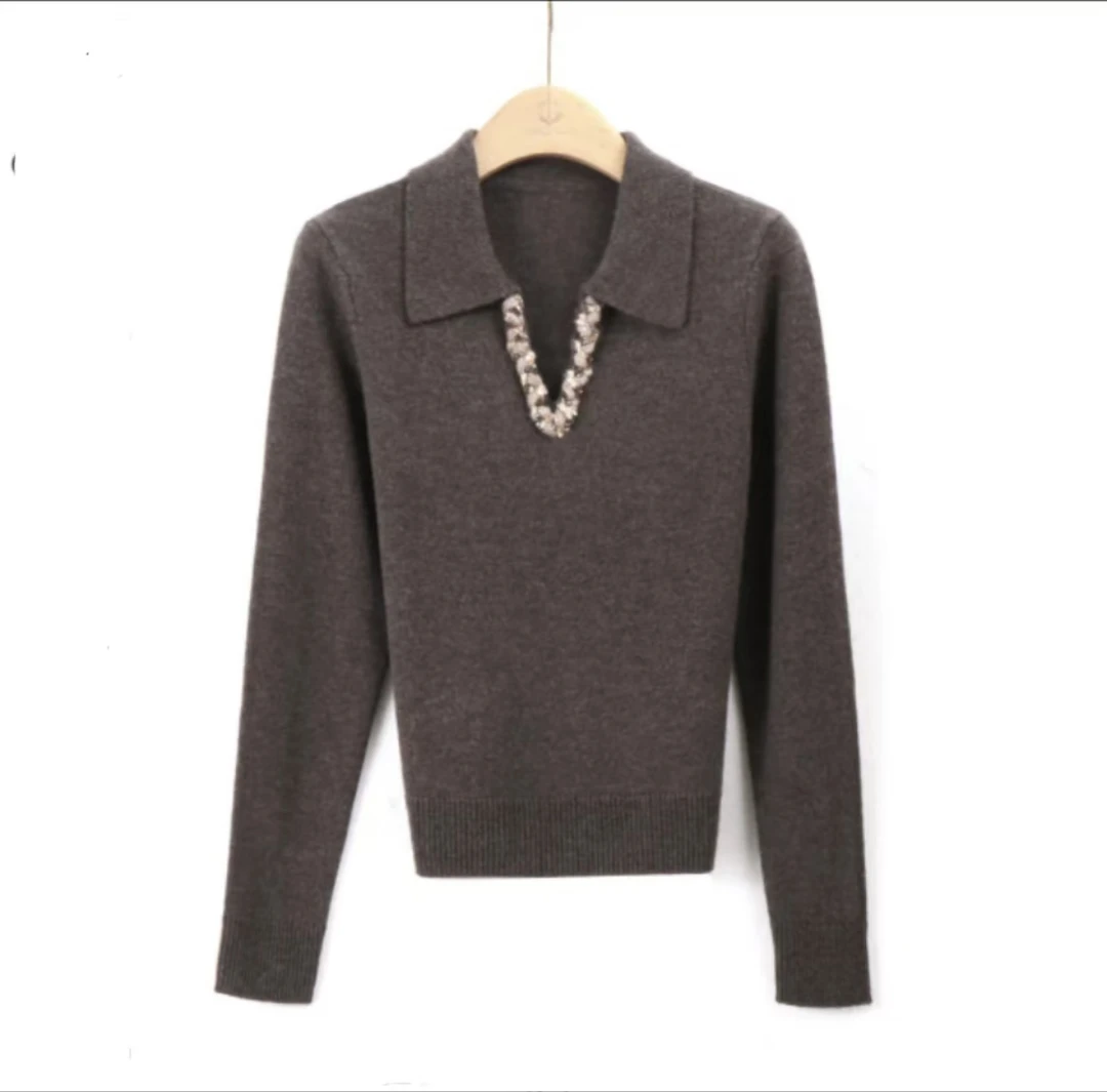 纯色针织衫国风龙年毛衣红色时尚富家千金风