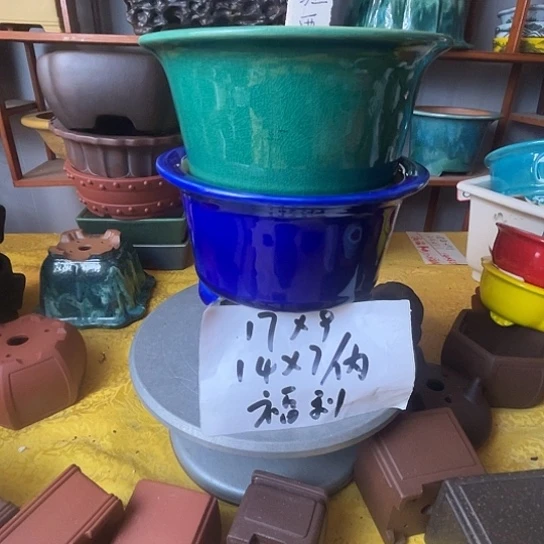 宜兴紫砂花盆二个