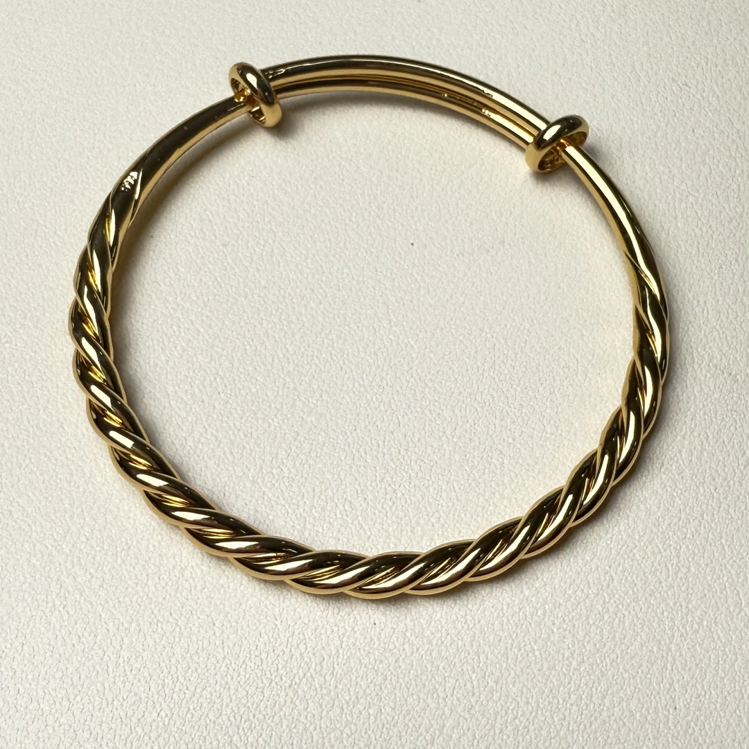 J0047麻花光板精品手镯
