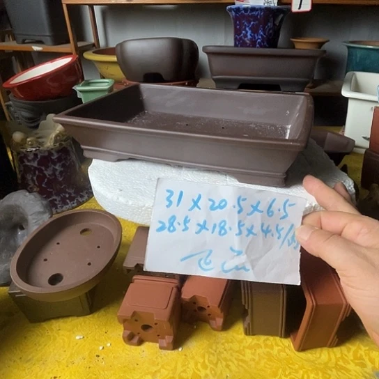 宜兴紫砂花盆马槽