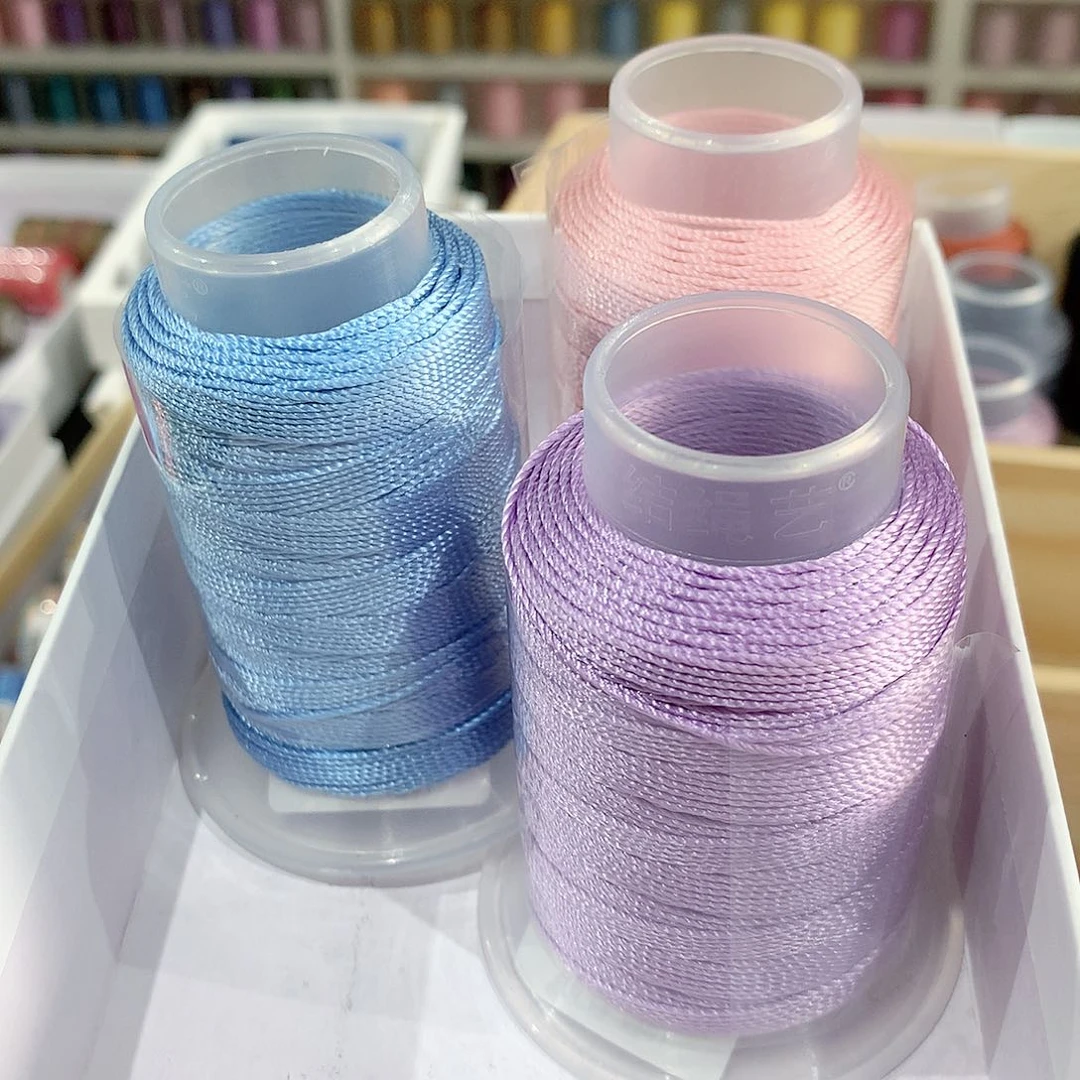 腈纶18股股线公主粉、薰衣草、天青50克