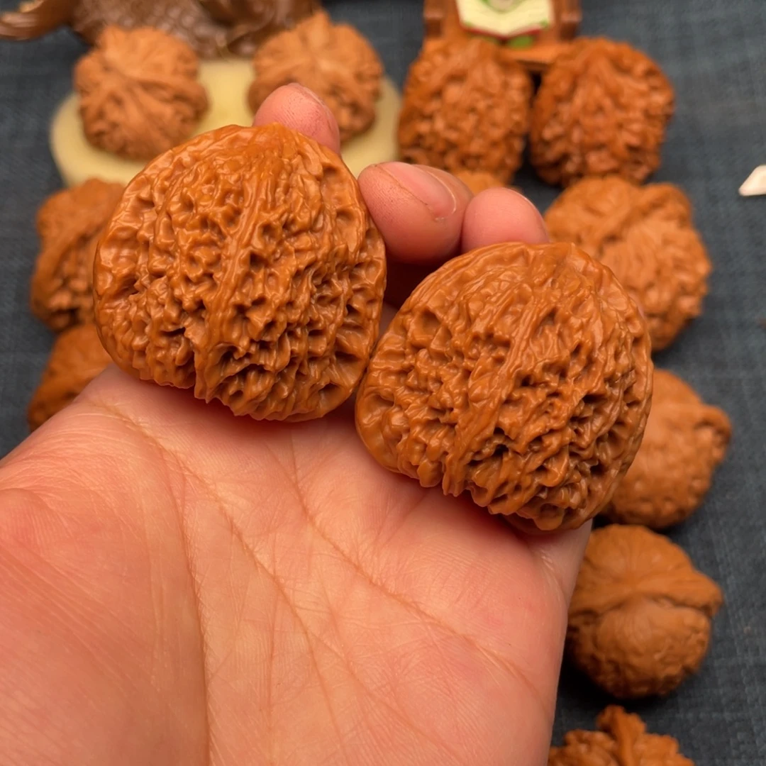 文玩核桃把件40精品逐鹿拉丝纹南疆全品