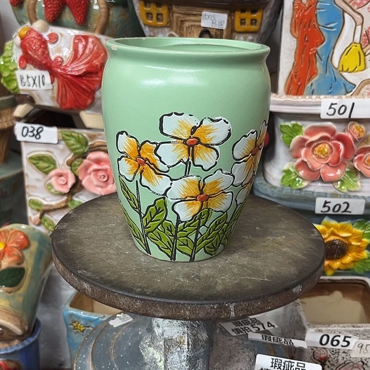 粗陶材质多肉花盆