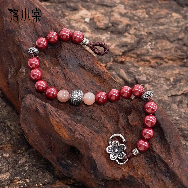 925银手链 洛小棠【洛樱】原创小众百搭新中式925银手工手链