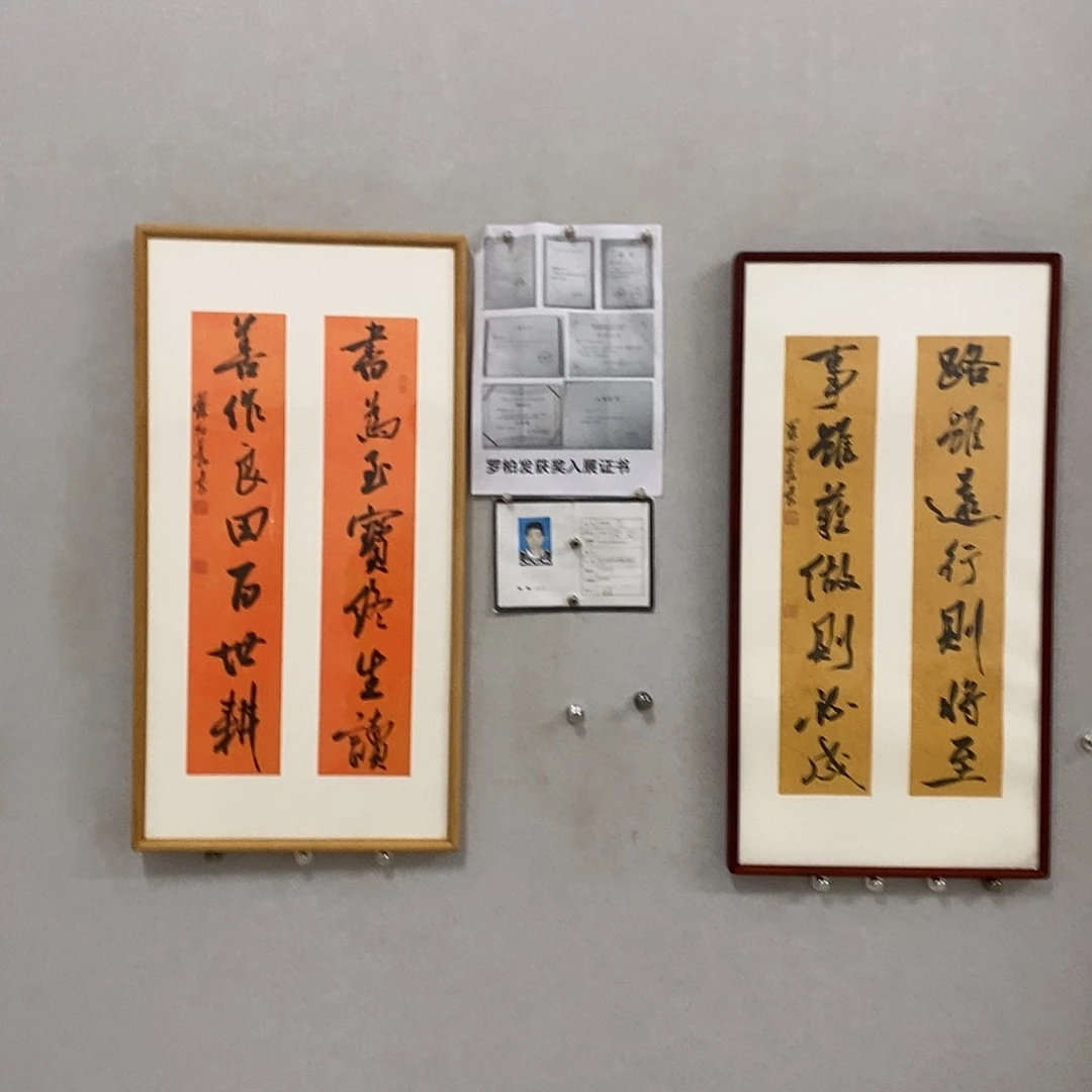 书法罗柏发书法老师