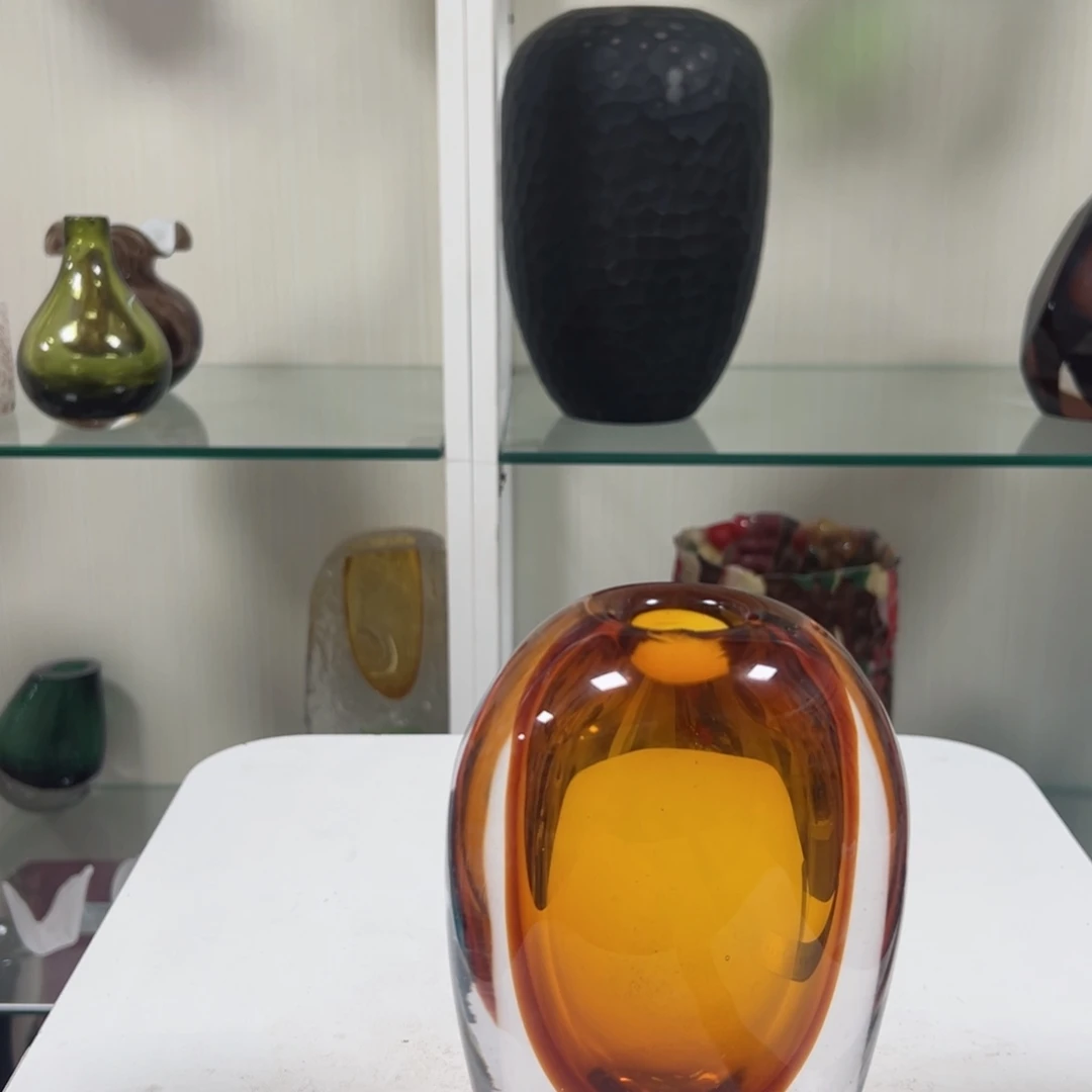 18 高轻奢琉璃花器福利正常手工痕迹
