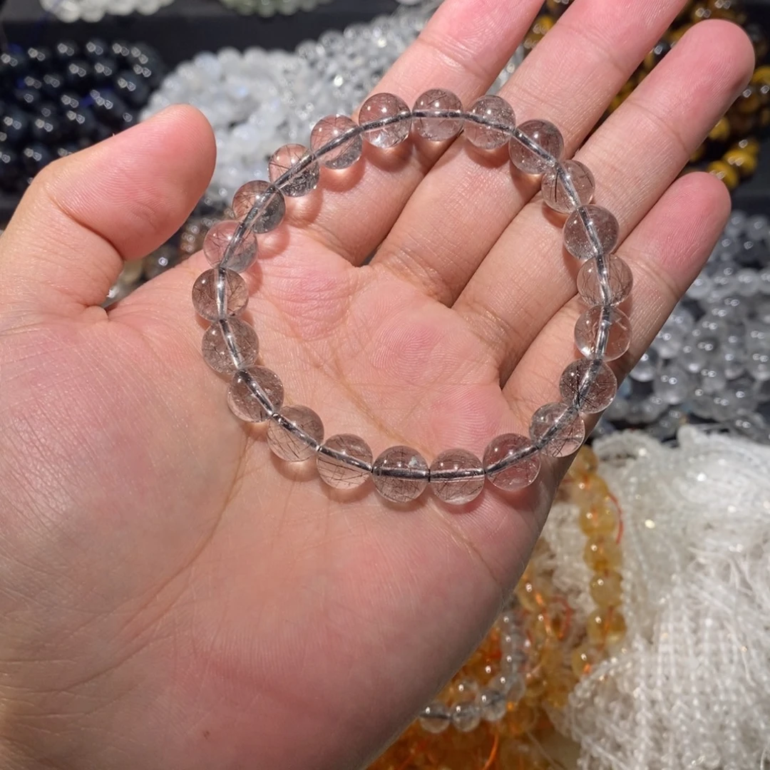 水晶手链未镶嵌黑发