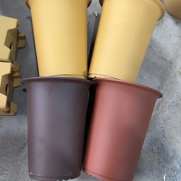 15×19四只手工小桶盆