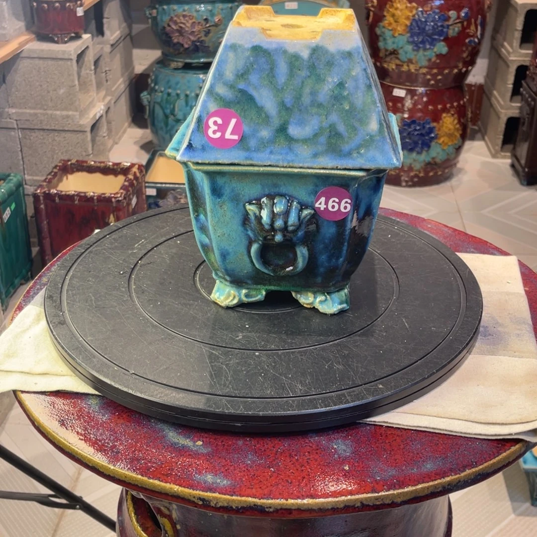 雨***你石湾纯手工高温粗陶46673