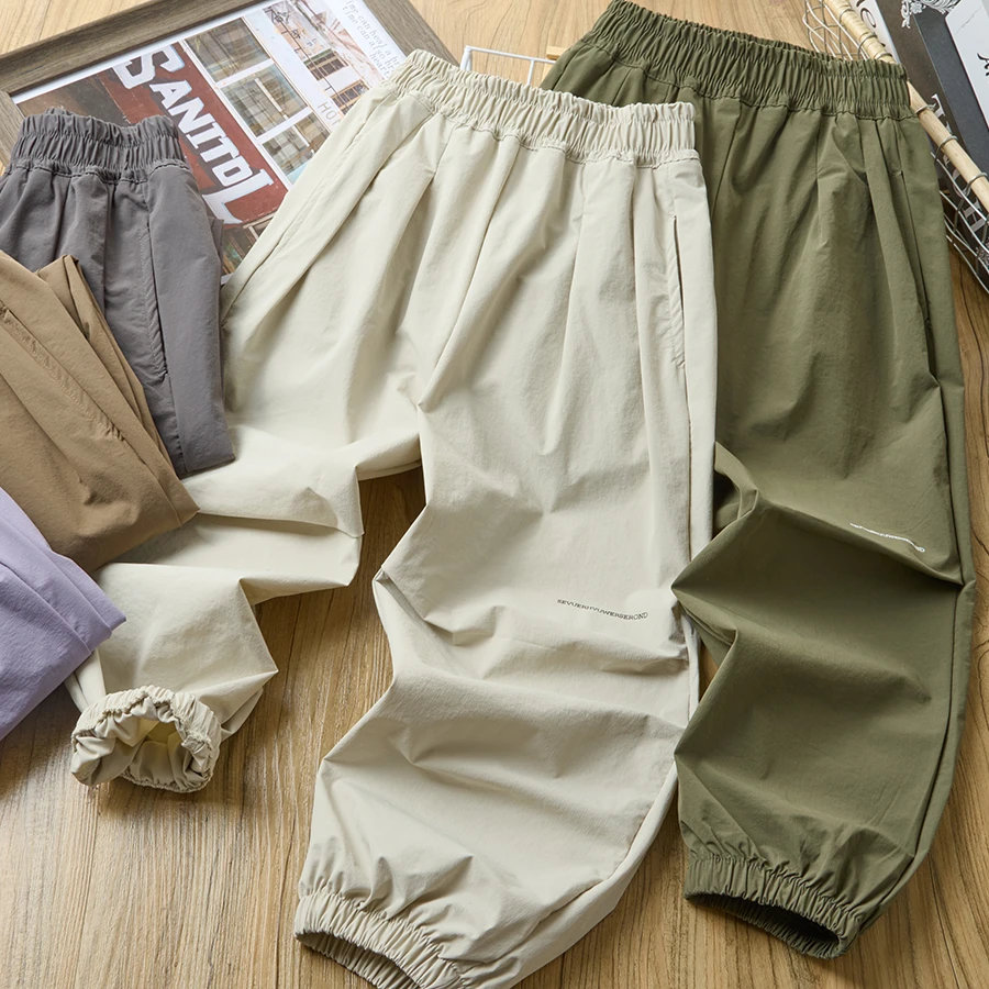 儿童束脚裤2025夏季新款中大童休闲时尚百搭速干裤85207