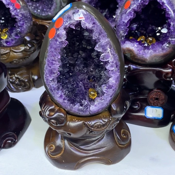 紫晶摆件未镶嵌莹