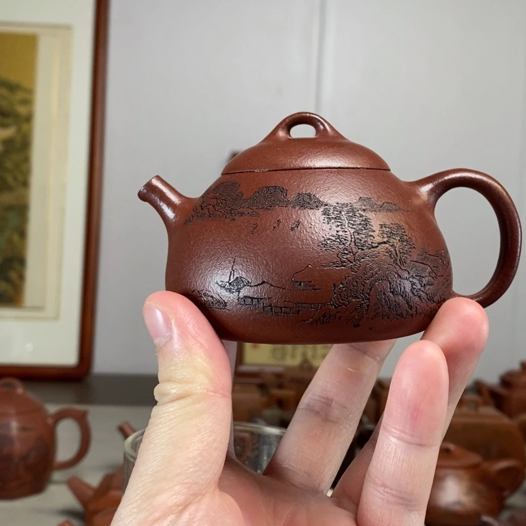 茶壶紫砂原矿泥料传统工艺制作