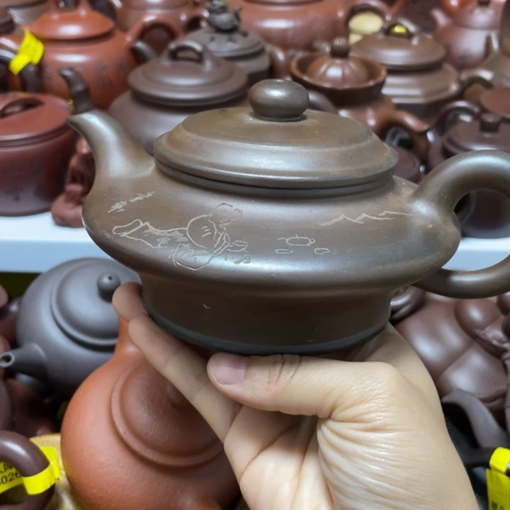 逍***猪茶壶紫砂紫砂紫砂艺术