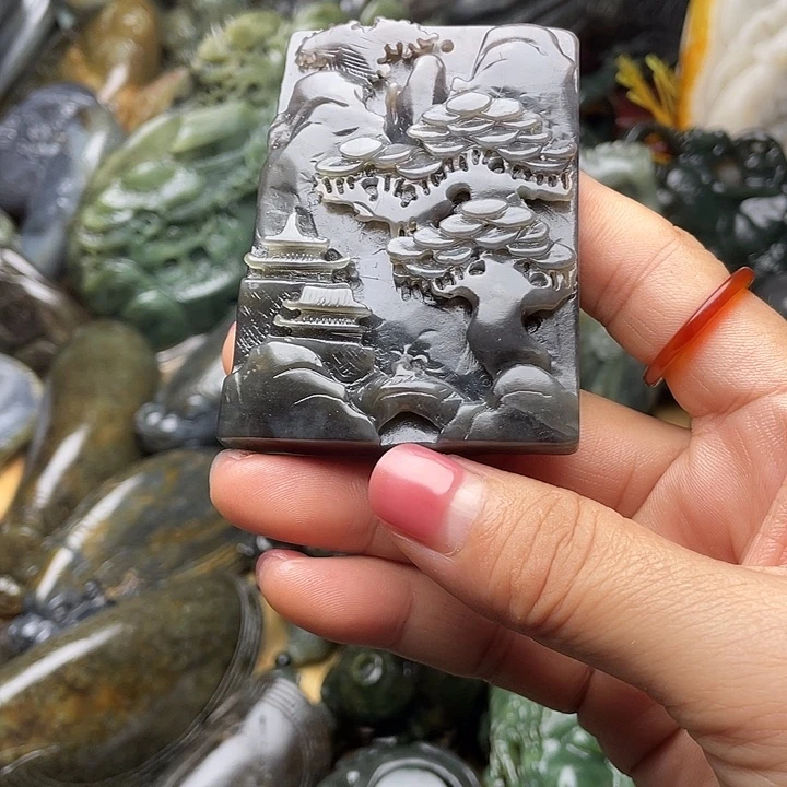 未镶嵌和田玉挂件