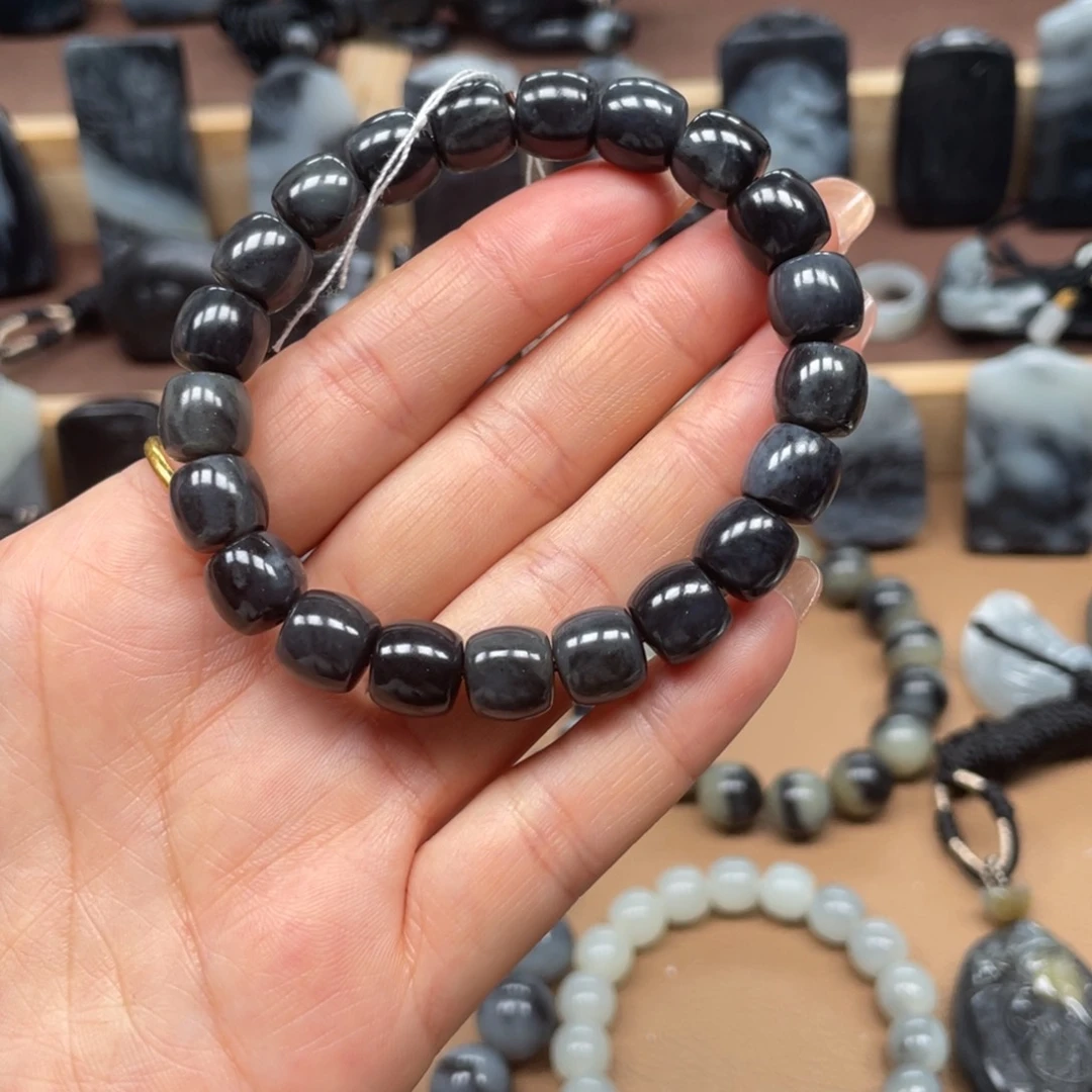 和田玉手串未镶嵌