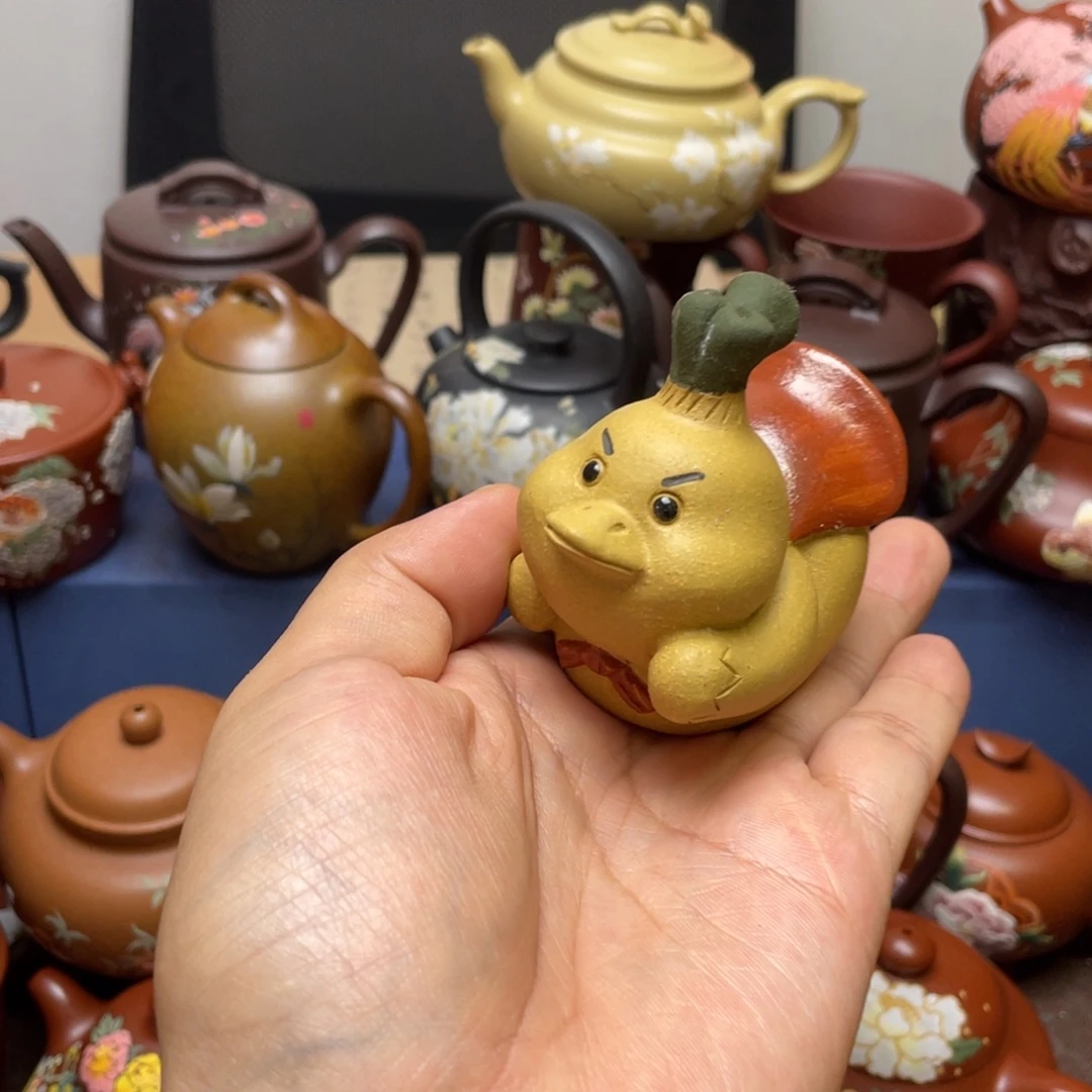茶杯紫砂紫砂茶宠
