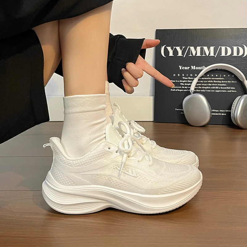 回力女款运动鞋休闲百搭2025秋冬季新款网面透气轻便减震ins跑鞋