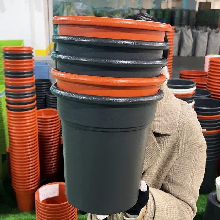 翻边桶口23高25黑色5个无托