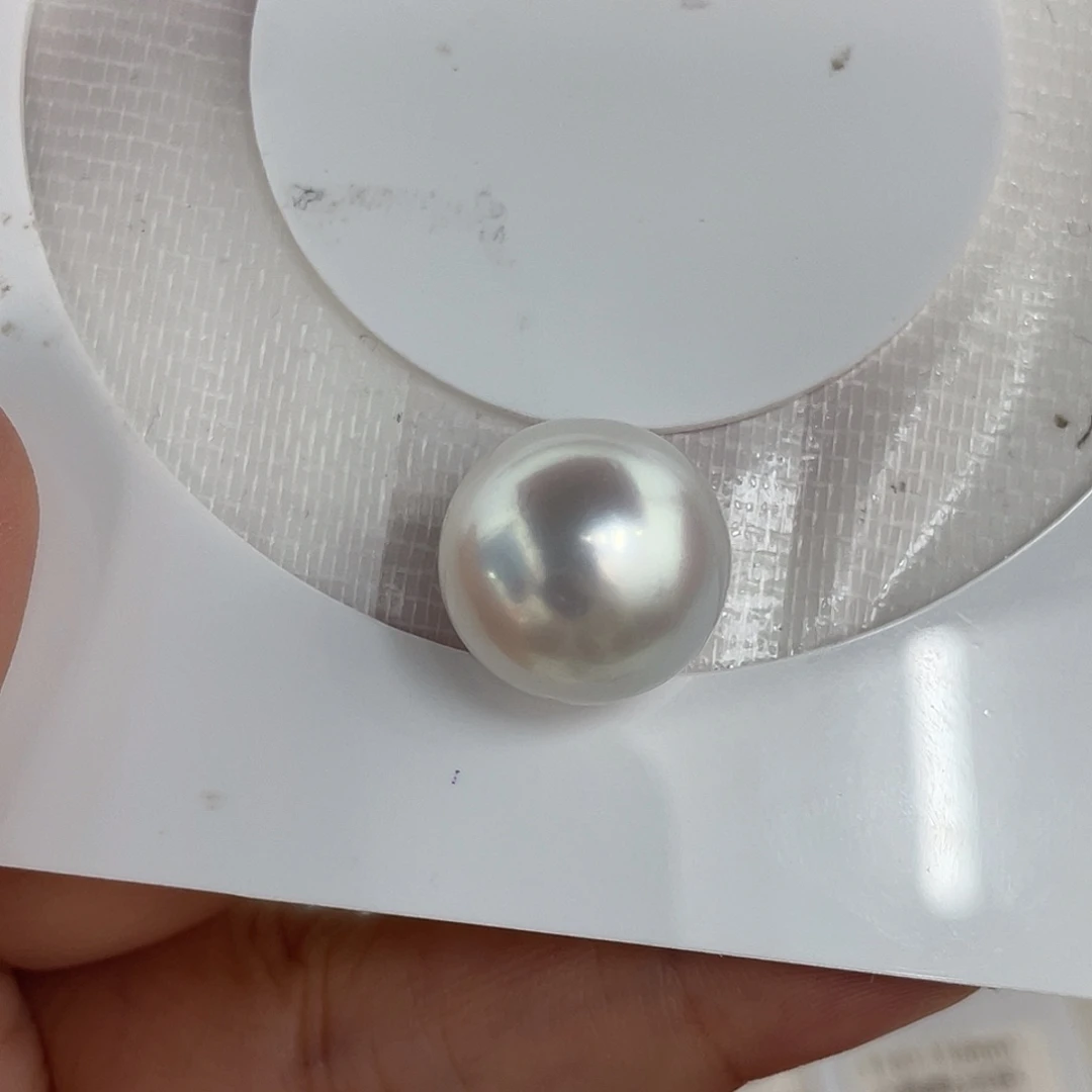 定制海水珍珠未镶嵌裸珠澳白15-16mm
