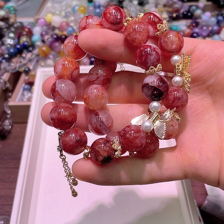 水晶手链未镶嵌177浇花