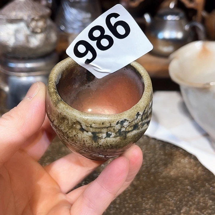 杯高温柴烧陶泥主人杯