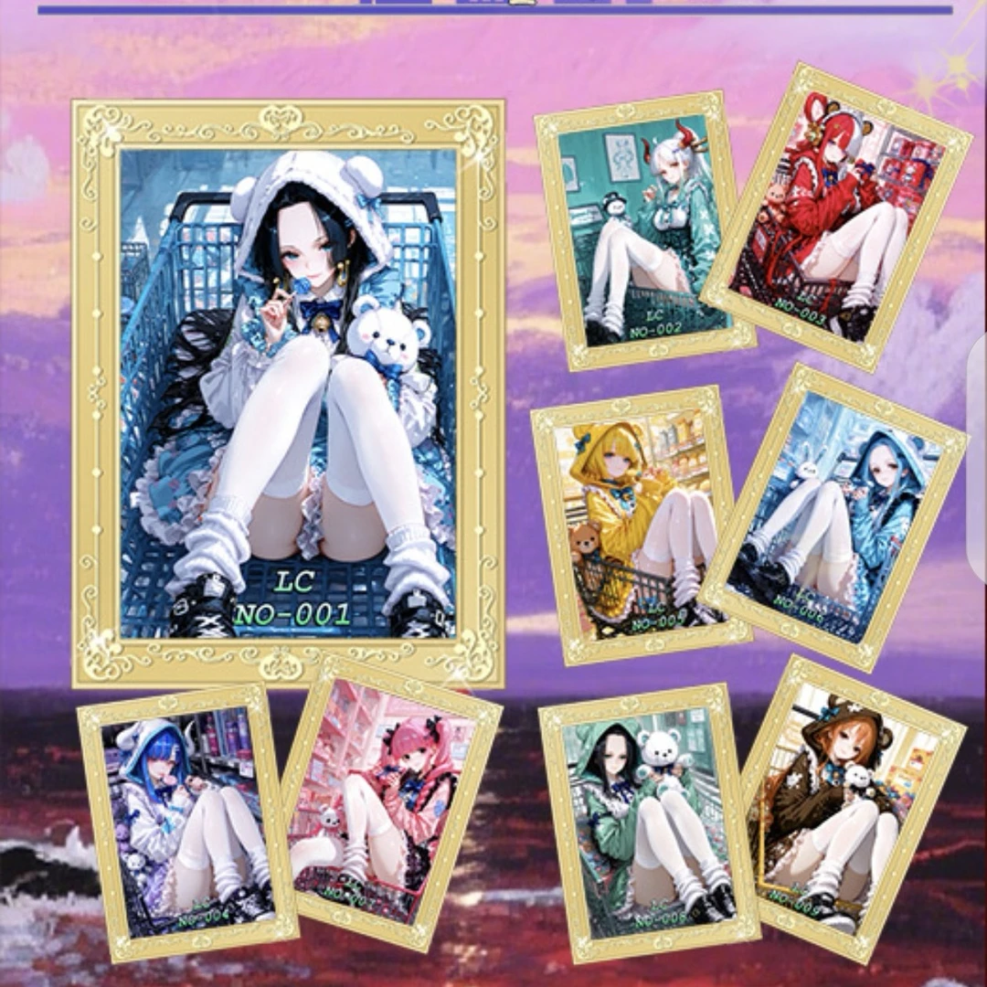 【桉溢潮玩】天元文创-倾城海贼王金属收藏卡牌（尾数拆盒，看两张）