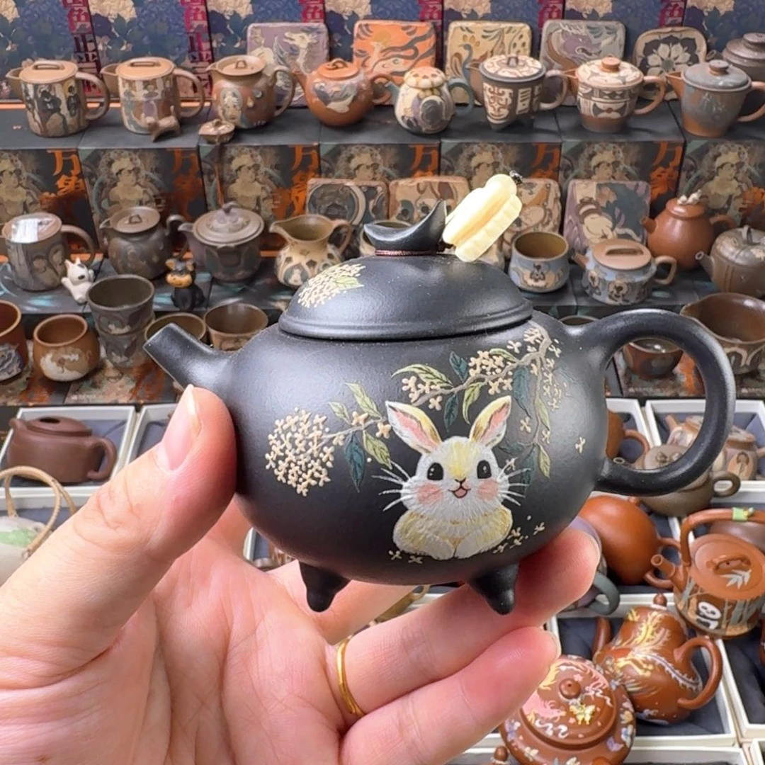 茶壶紫砂150cc原矿精工半手
