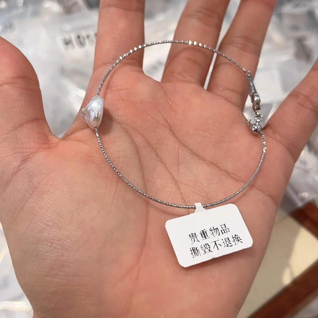 合金淡水珍珠耳饰