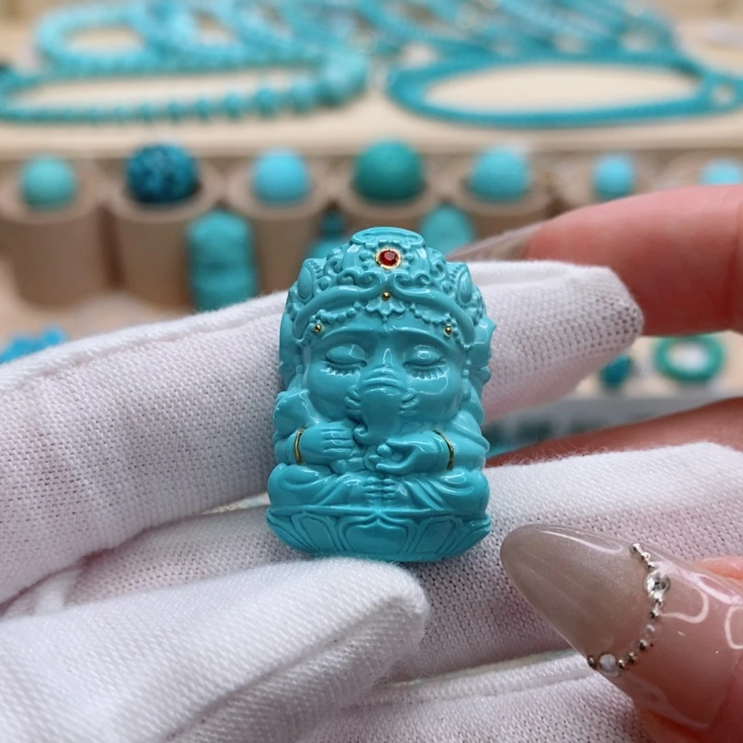 绿松石珠宝奇石未镶嵌