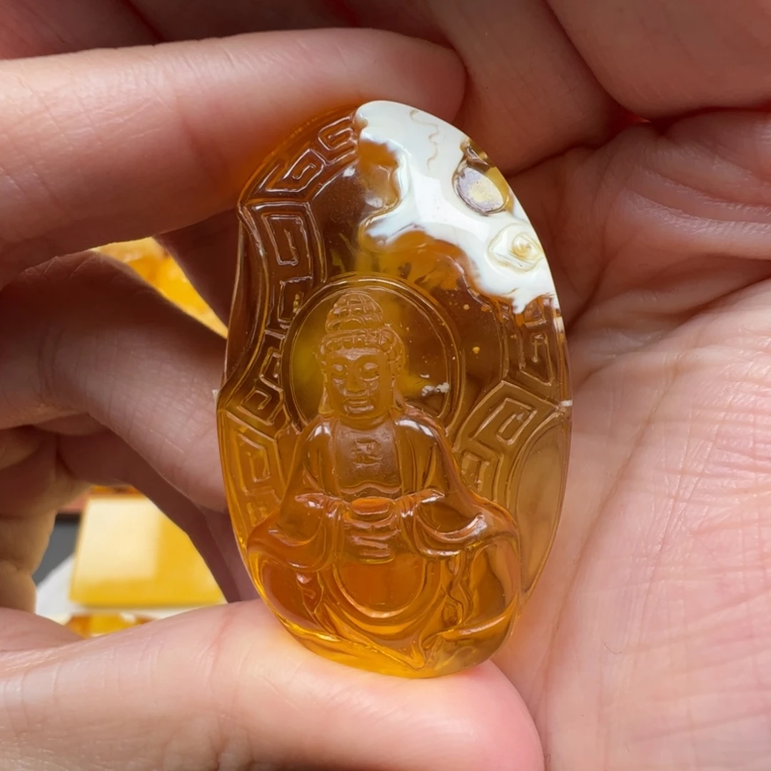 琥珀未镶嵌裸石蜜蜡