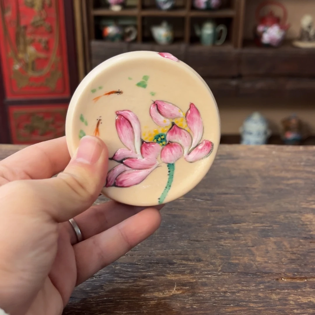 柴烧手工手绘陶瓷