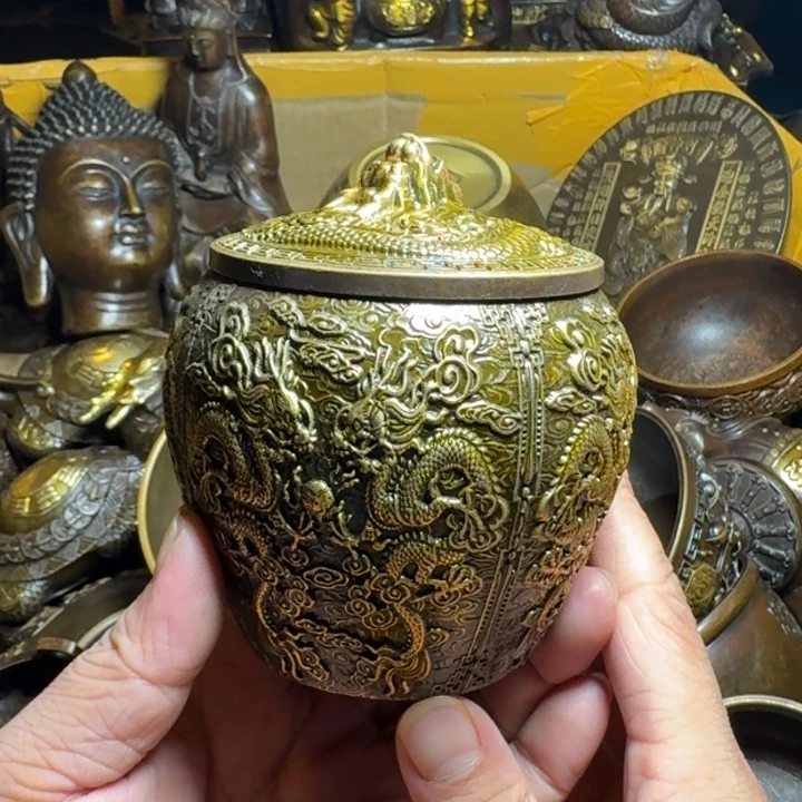 铜器摆件收收藏藏